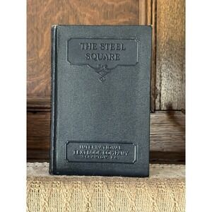 Vintage "The Steel Square"   International Textbook 1939 Building‎ Trades Nice